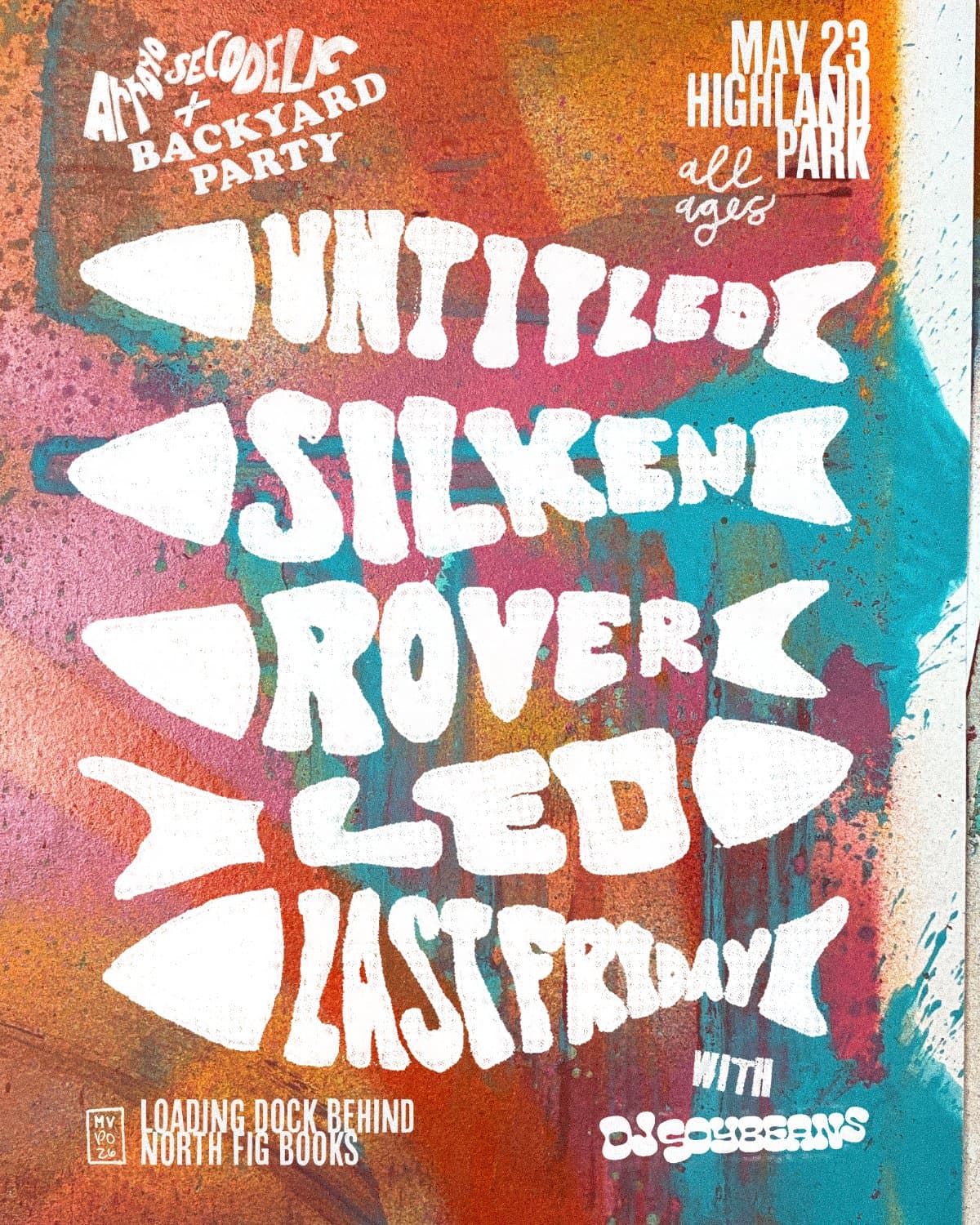 Untitled, Silken, Rover, LED, Last Friday