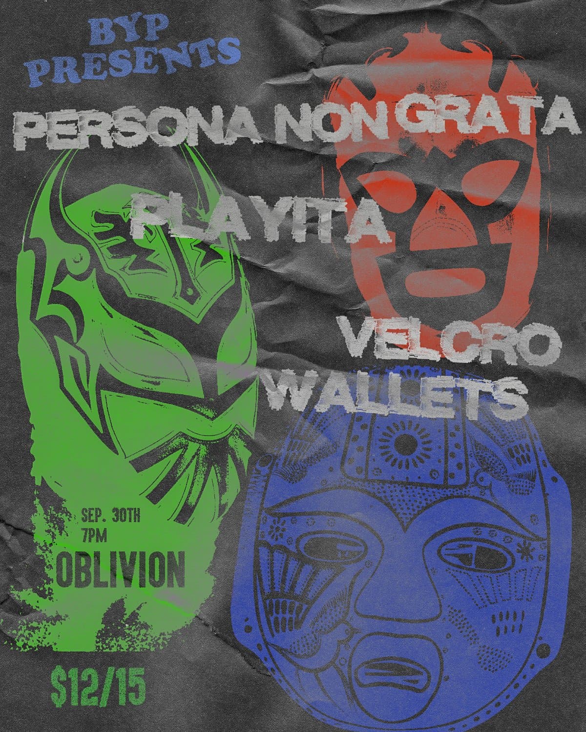 Indielatino Night: Persona non Grata, Playita, Velcro Wallets